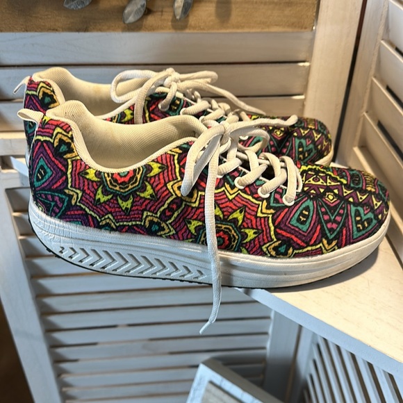 For U Fitness Platform Walking Sneaker Toning - Picture 2 of 6